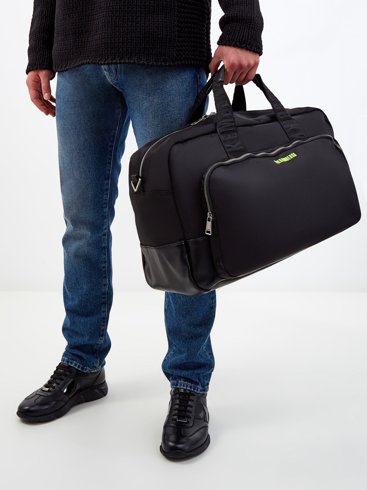 Дорожная сумка Next 3.0 в спортивном стиле BIKKEMBERGS, цвет черный, размер M - фото 2